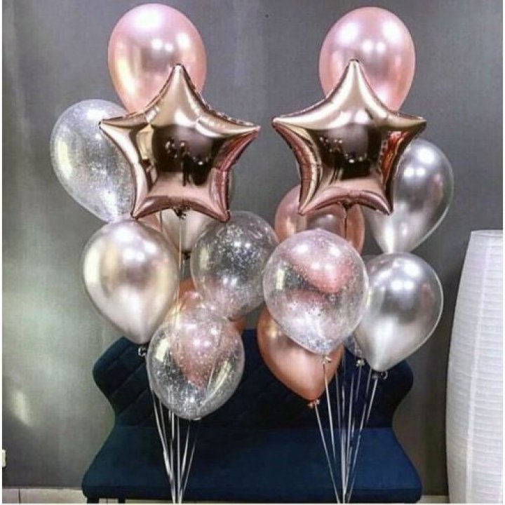 Фонтаны шаров "Дубль старт" в Белгороде