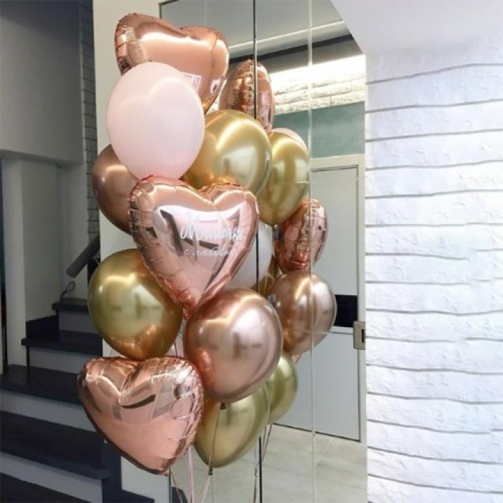 Фонтан шаров "От сердечка" в Белгороде