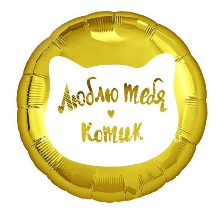 Фольгированный шар "Люблю тебя, Котик" в Белгороде