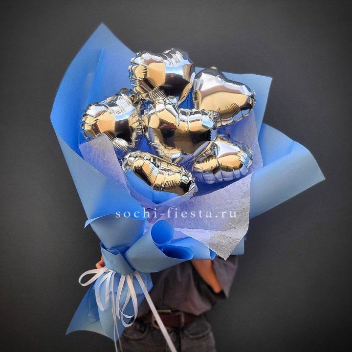 Букет из шаров сердец  №2 в Белгороде