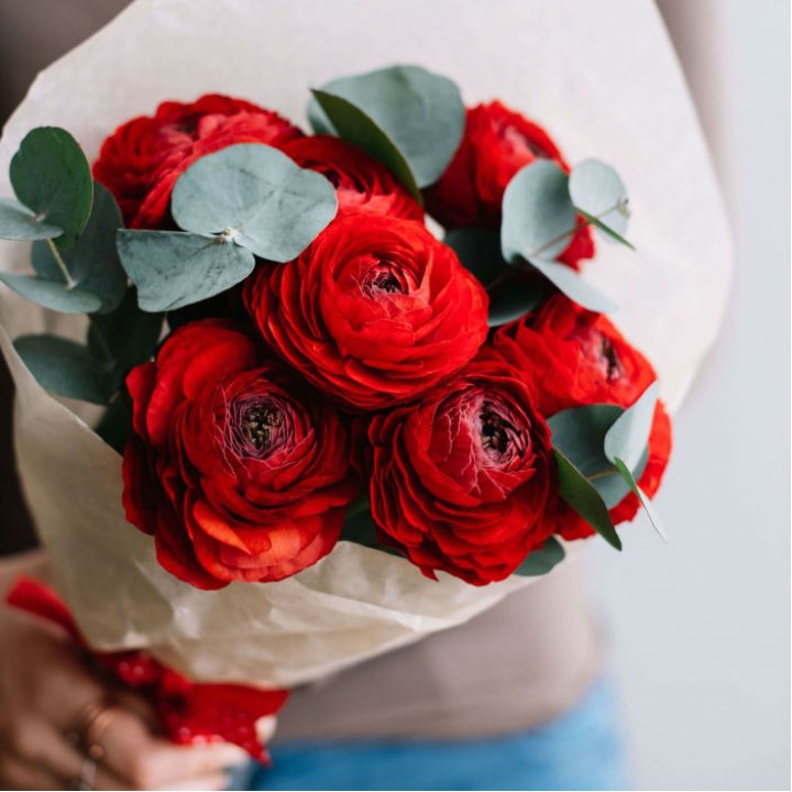 Букет ранункулюсов  в Белгороде