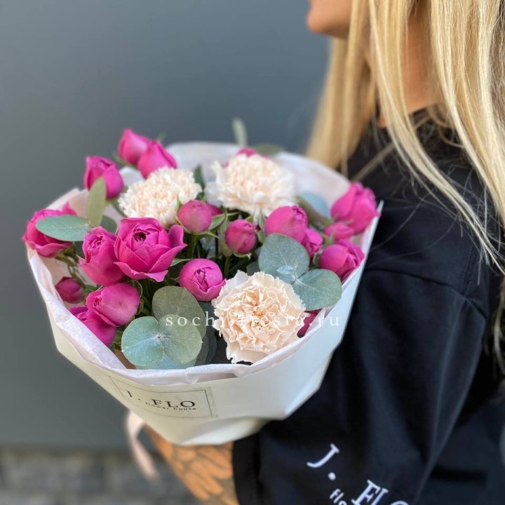 Букет с мисти бабблс №2 в Белгороде