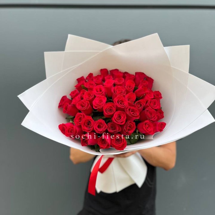 51  красная роза в Белгороде
