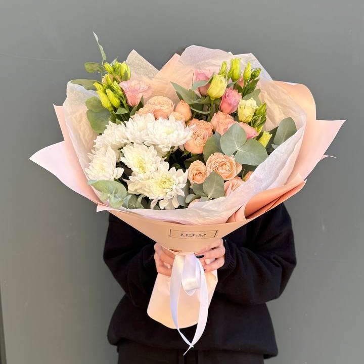 Букет "Персиковая нежность" в Белгороде