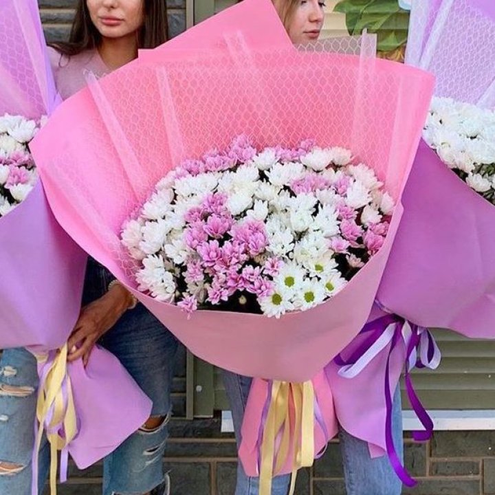 Букет хризантем №3 в Белгороде