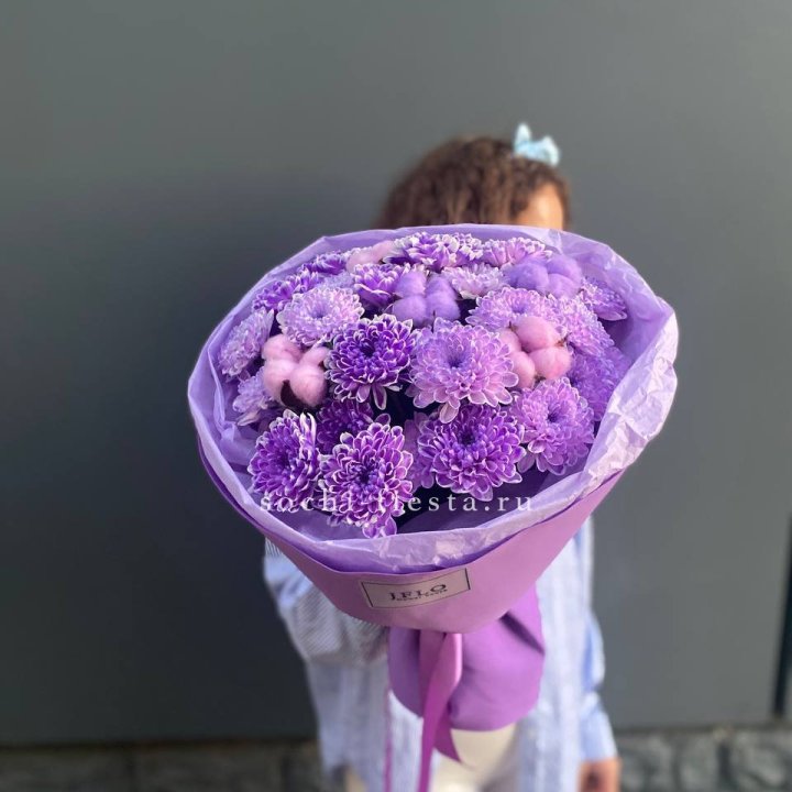 Хризантемы с хлопком в Белгороде