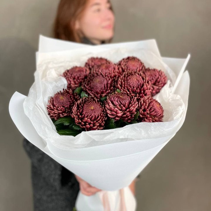 Букет хризантем "Касиопия" в Белгороде