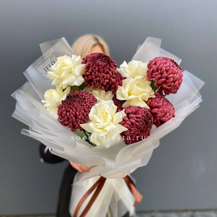 Дуо бигуди и розы в Белгороде