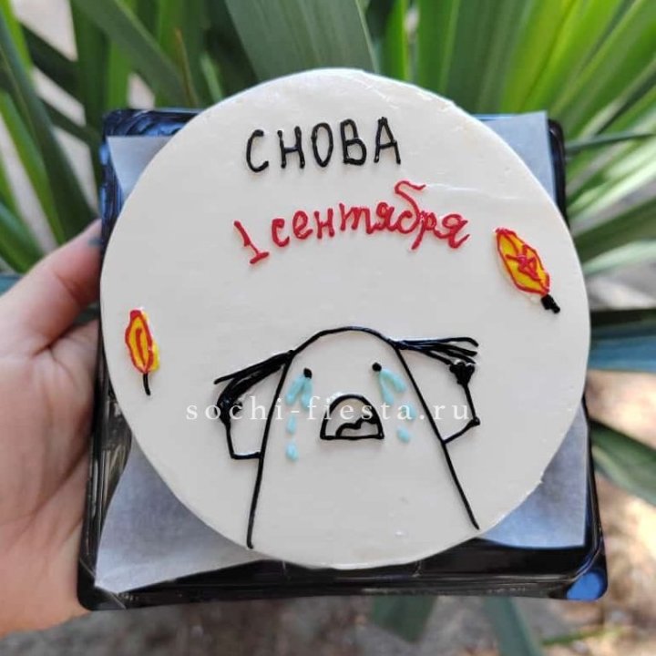 Бенто-торт "Не опять, а снова..." в Белгороде