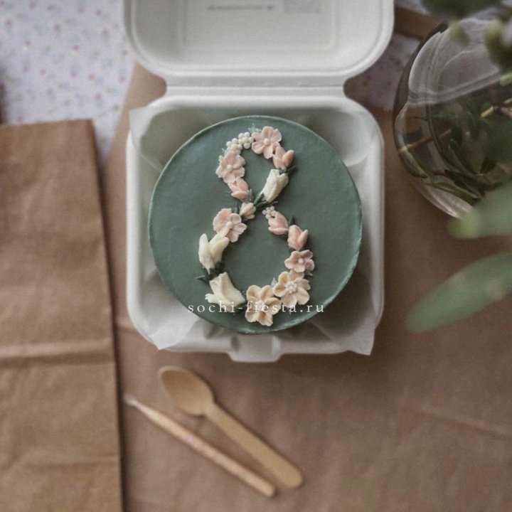 Бенто-торт "8 марта" green  в Белгороде