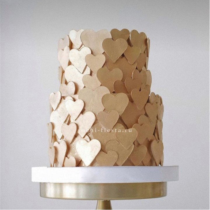 Торт "Hearts" gold в Белгороде
