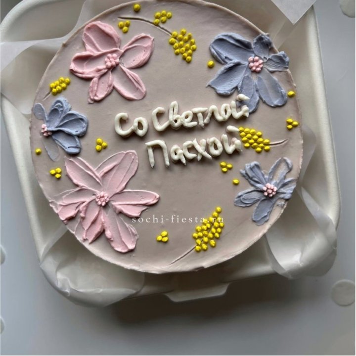 Бенто-торт "Светлой Пасхи" 3 в Белгороде