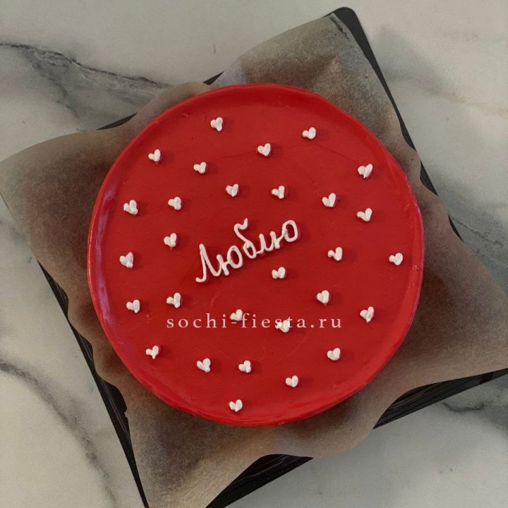 Бенто-торт "Люблю" в Белгороде