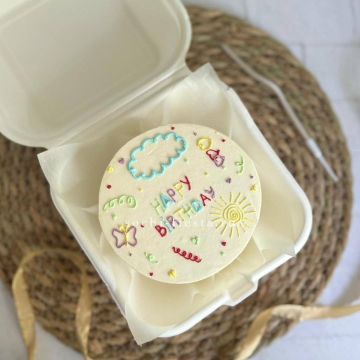 Бенто-торт "С днем рождения!"  в Белгороде