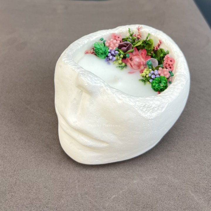 Свеча ароматическая в гипсе  в Белгороде