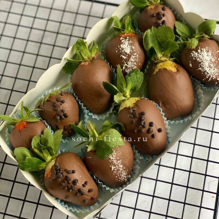 Клубника в шоколаде 10 ягод в Белгороде