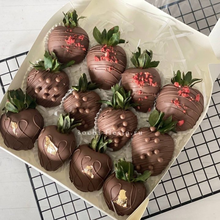 Клубника в шоколаде 12 ягод в Белгороде