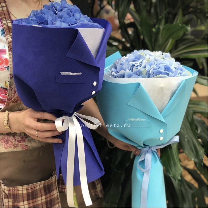 Букет с гортензией с пиджаком в Белгороде