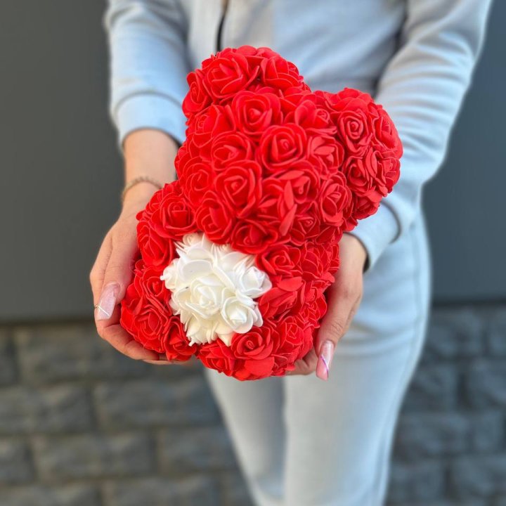 Медведь с белым сердцем в Белгороде