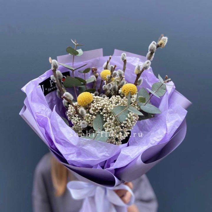Букет с Вербой №1 в Белгороде
