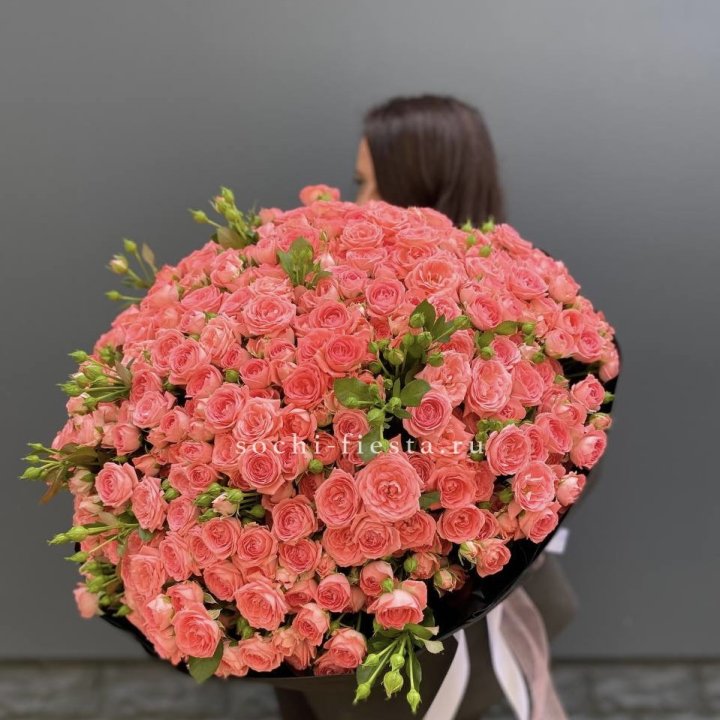 101 кустовая роза Барбадос в Белгороде