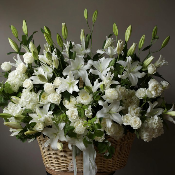 Цветочная корзина макси №3 в Белгороде