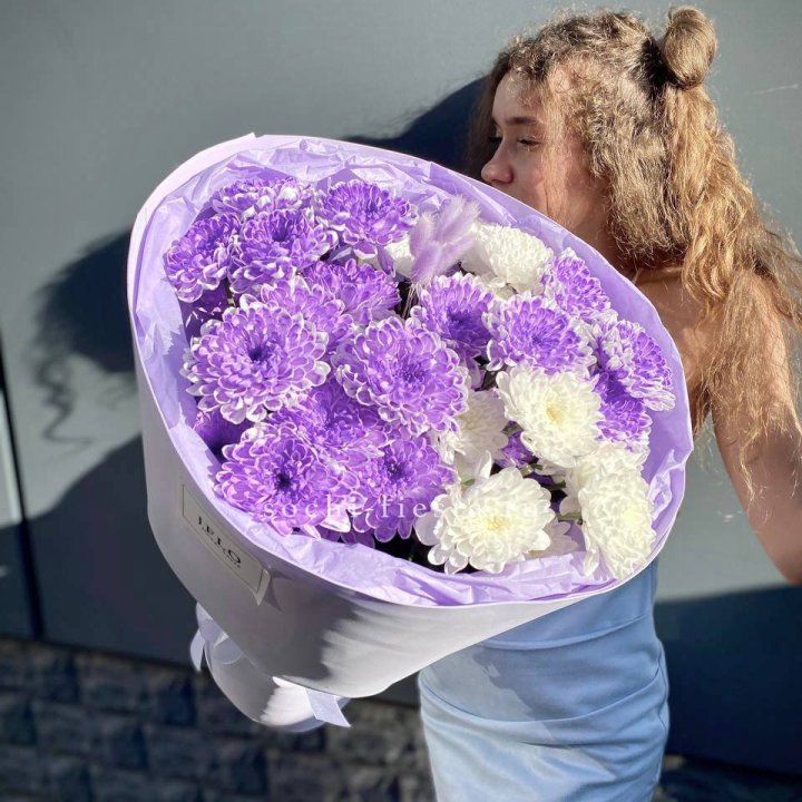  Букет хризантем "Сирена" в Белгороде