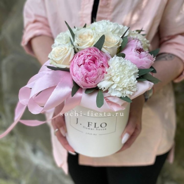 Цветочный бокс мини №2 в Белгороде