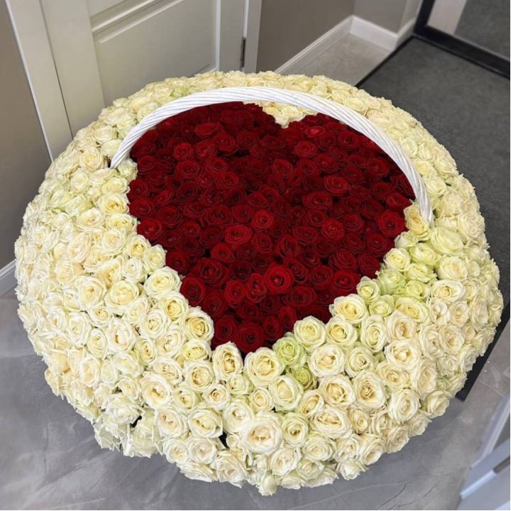 501 роза сердце в Белгороде