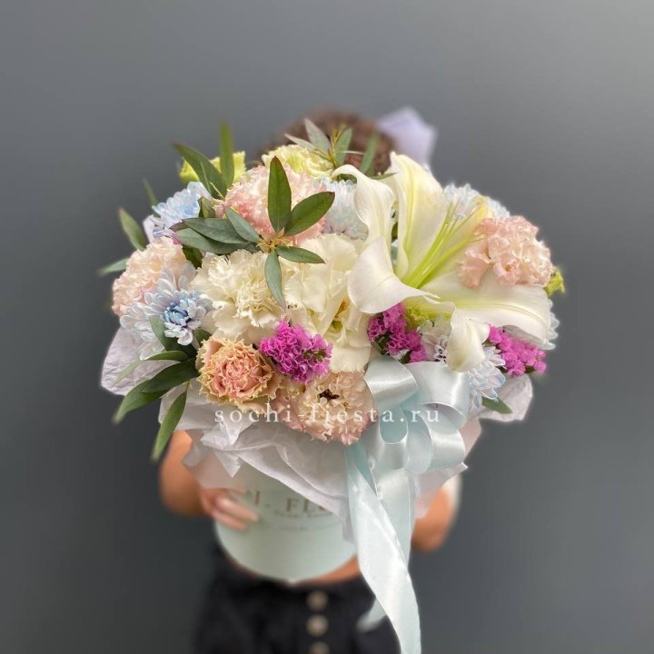 Дизайнерский цилиндр "Лилия" в Белгороде