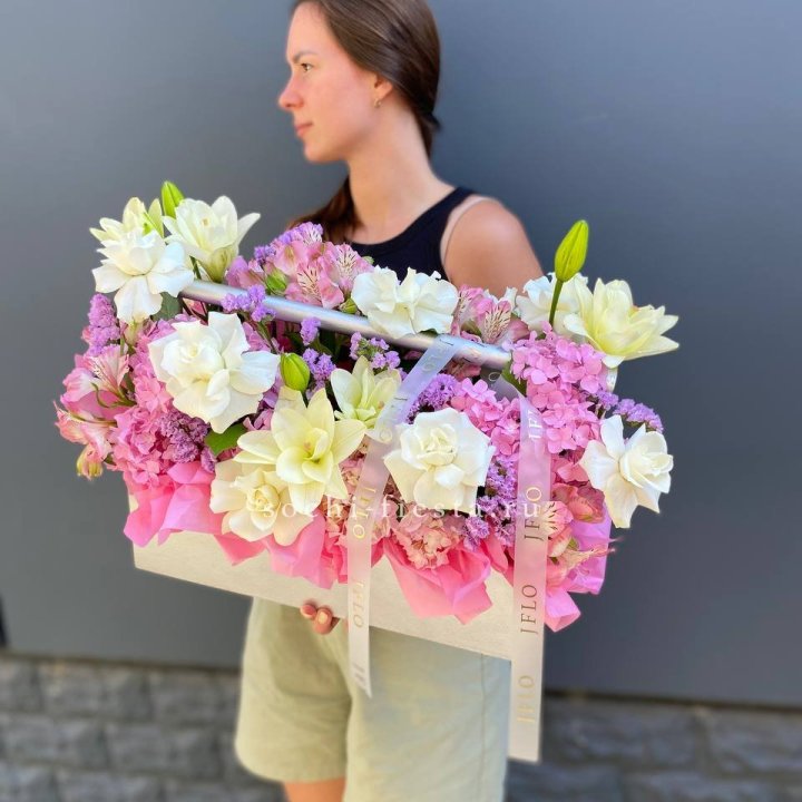 Большой бокс розовый в Белгороде