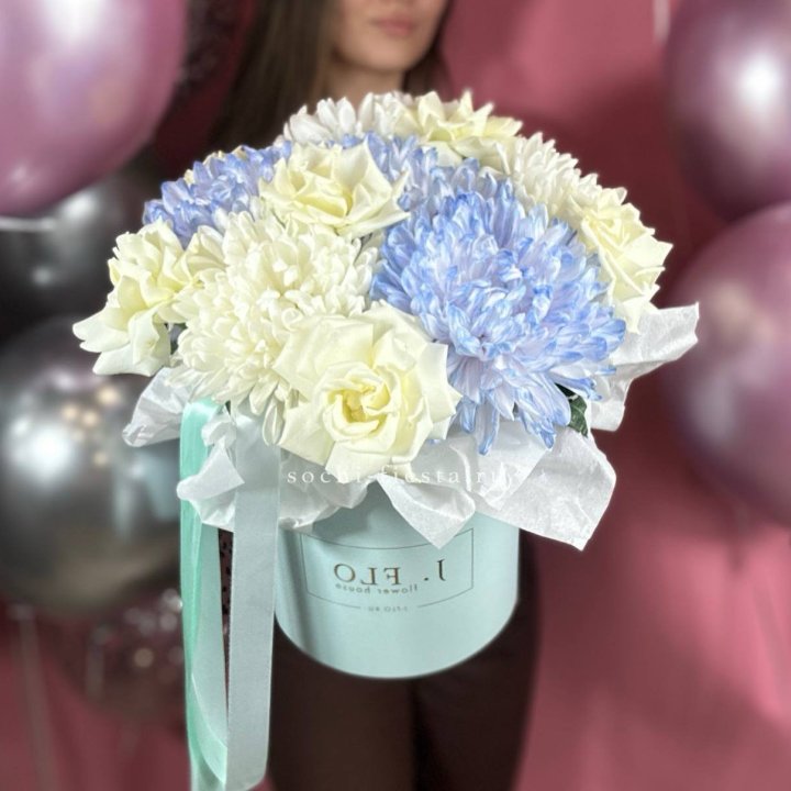 Коробка с цветами "Вольта" в Белгороде