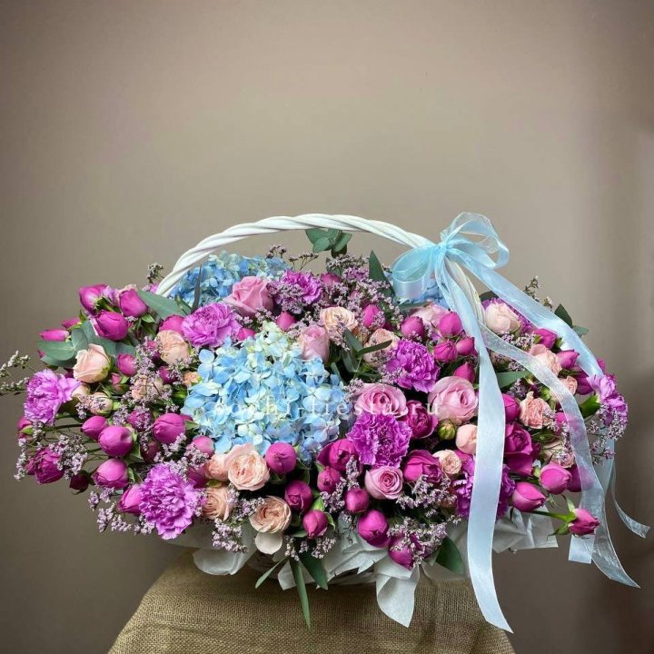 Авторская корзина "Лавандерия" в Белгороде