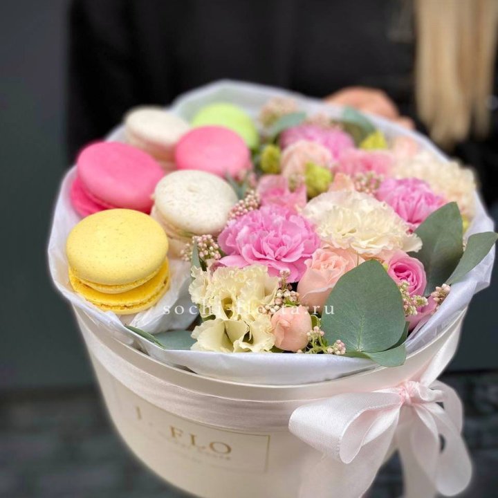 Бокс с макаронс Нежный в Белгороде