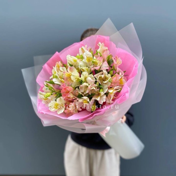 букет альстромерий "Черри" в Белгороде