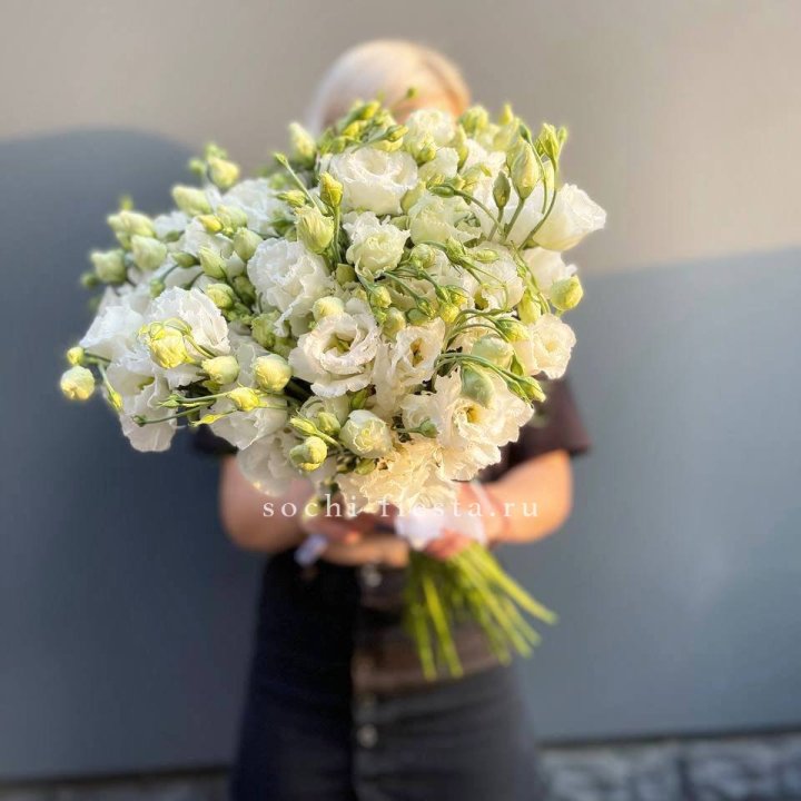 Букет эустом под ленту  в Белгороде