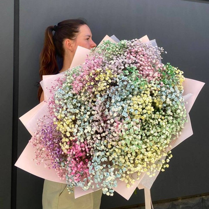 Пышный букет из гипсофил  в Белгороде