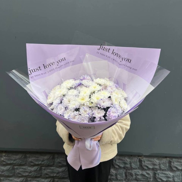 9 воздушных хризантем в Белгороде