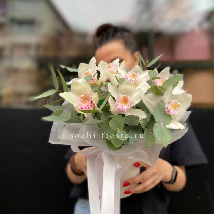 Бокс с орхидеями в Белгороде