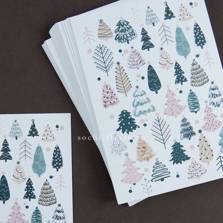 Открытка к букету "Елки" в Белгороде