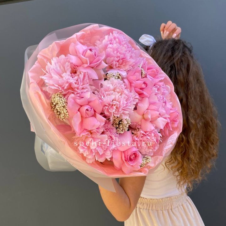  Букет с пионами "Пинки" в Белгороде