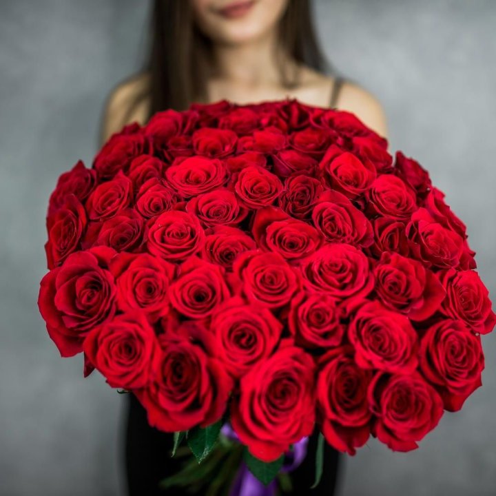 51 красная роза в Белгороде