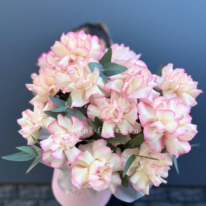 15 Французских роз Джумилия в боксе в Белгороде