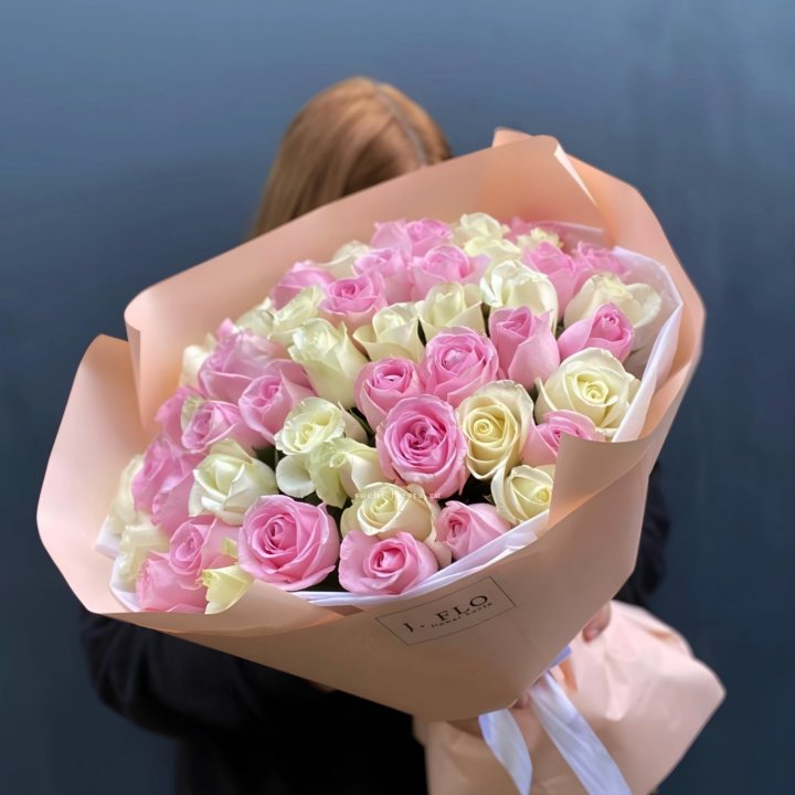 55 роз микс нежности в Белгороде