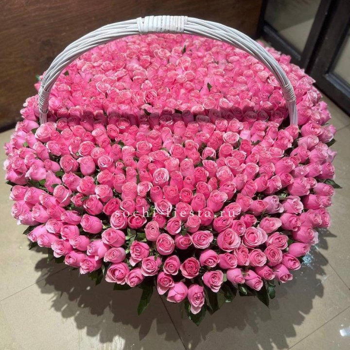 501 розовая роза в Белгороде