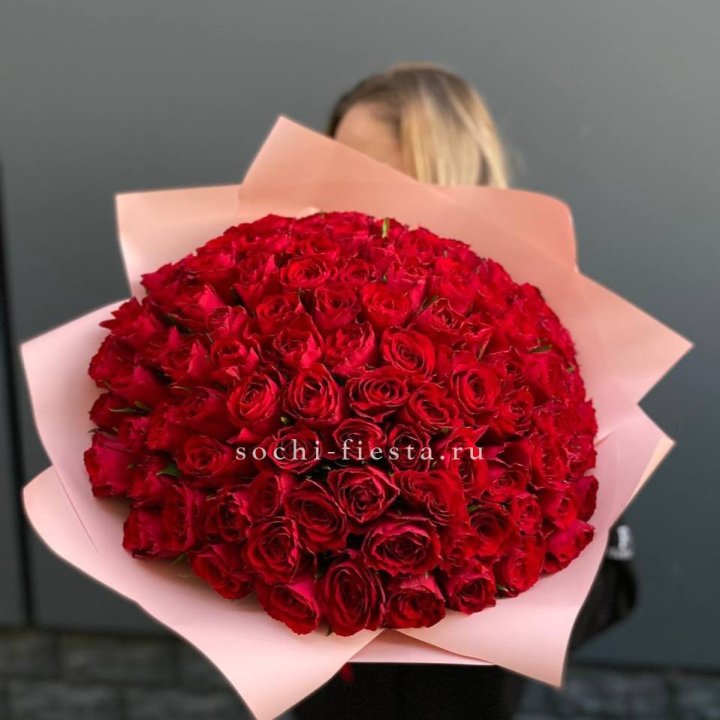 101 роза мадам ред в Белгороде
