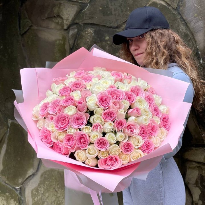 101 роза Миксбери в Белгороде