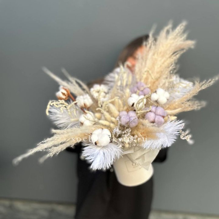 Авторский бокс с сухоцветами №3 в Белгороде