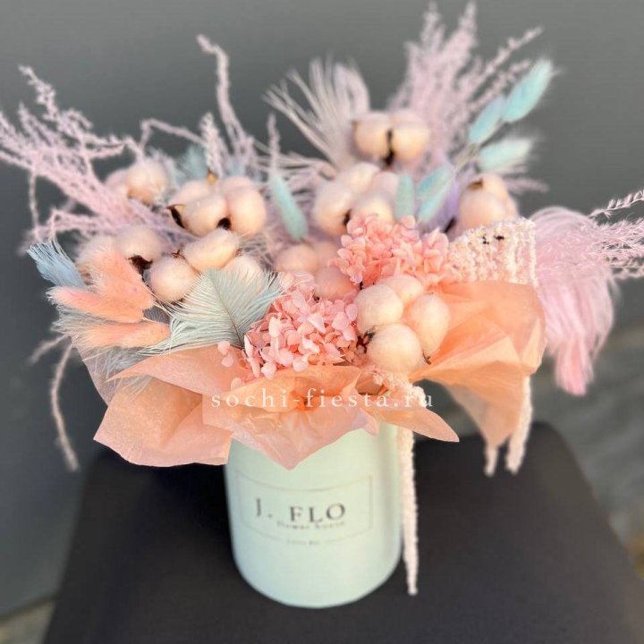 Авторский бокс с сухоцветами №3 в Белгороде