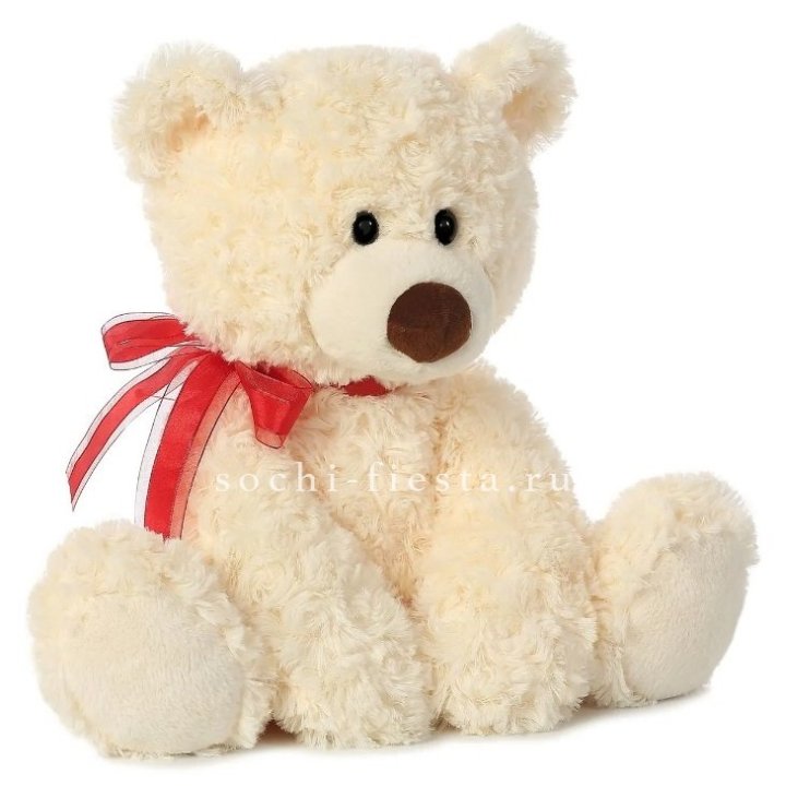 Белый плюшевый мишка  в Белгороде